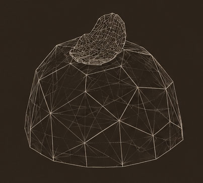 Rivière de diamants — fil de fer